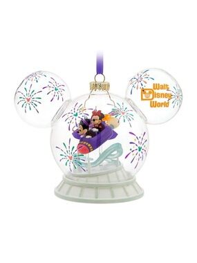 Walt Disney World Mickey & Minnie Icon Ornament – Space Mountain – NIB